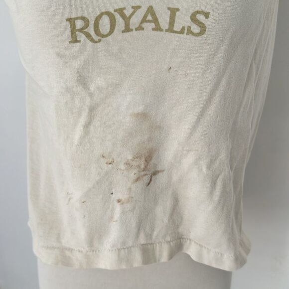 Vintage Thrashed 70s KC Royals Babydoll Tee - Picture 3 of 6